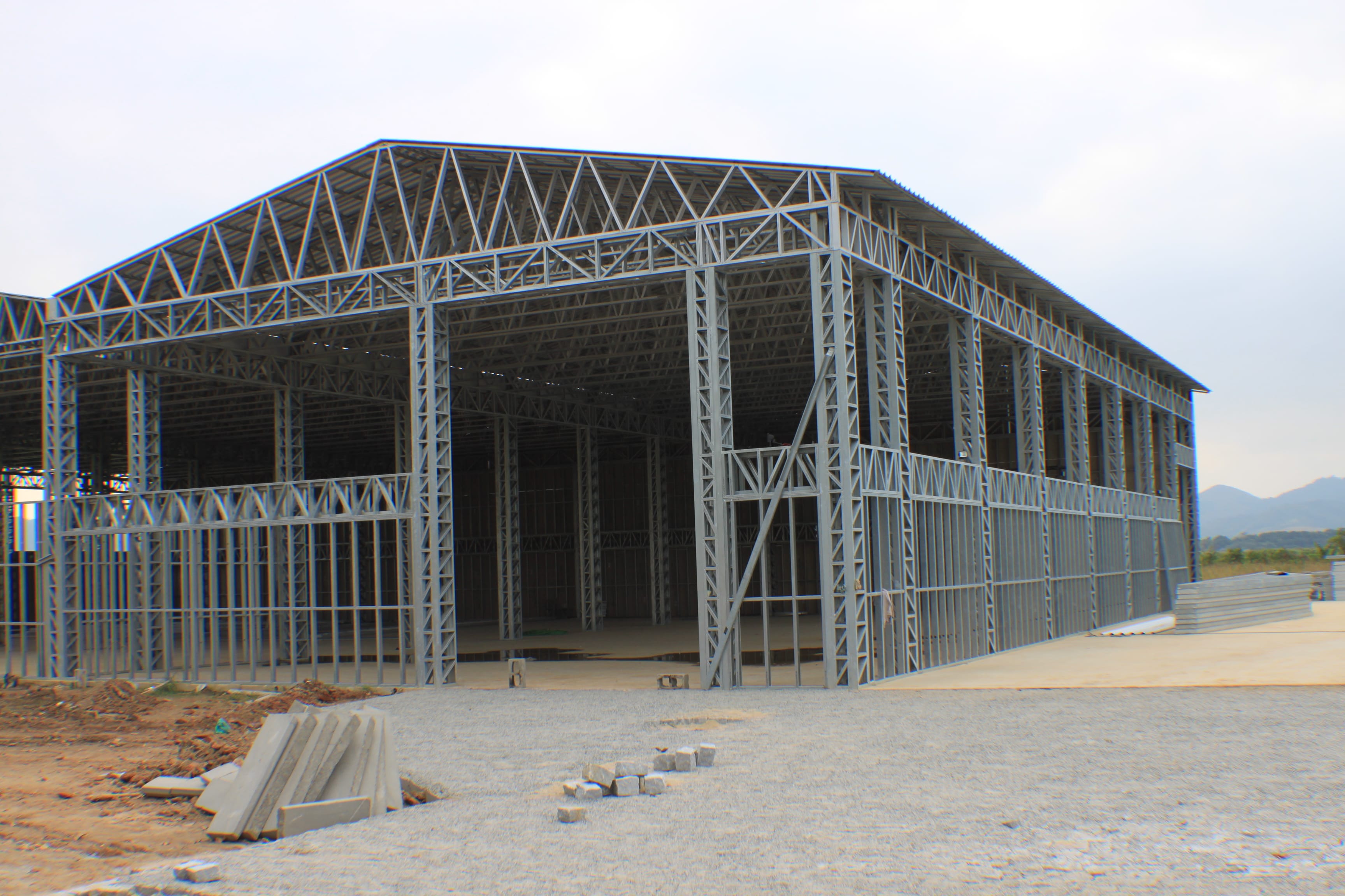 Galpão industrial em Steel Frame atendido pela rede Fast